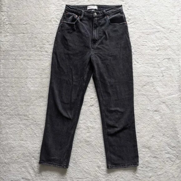Abercrombie & Fitch Denim - Abercrombie & Fitch Ultra High Rise Ankle Straight Jeans - Size 27 / 4R Curve
